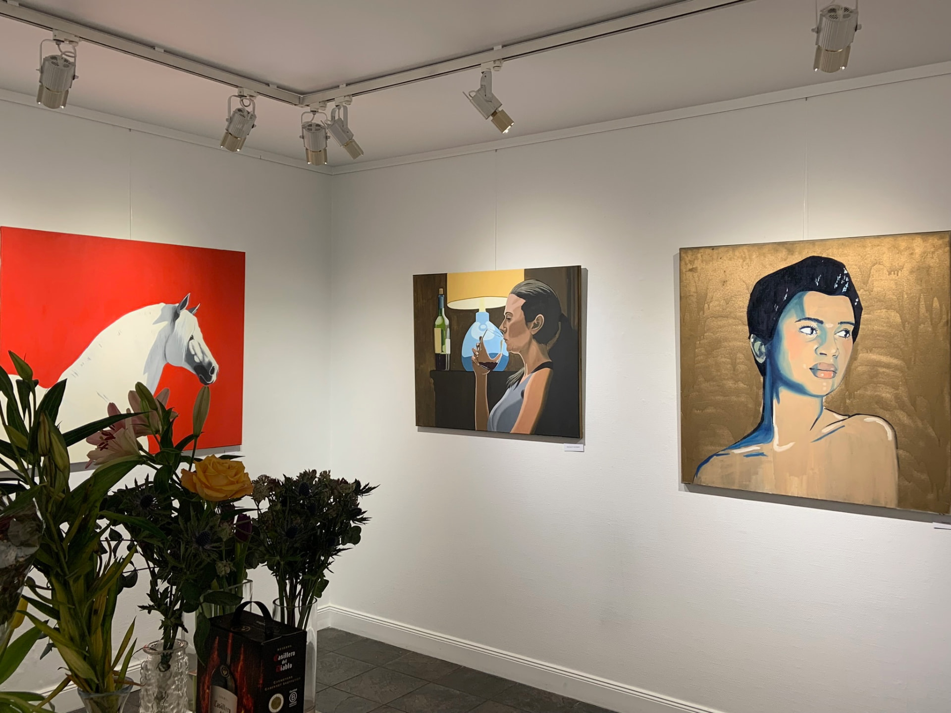 Exhibition View, gallery installation